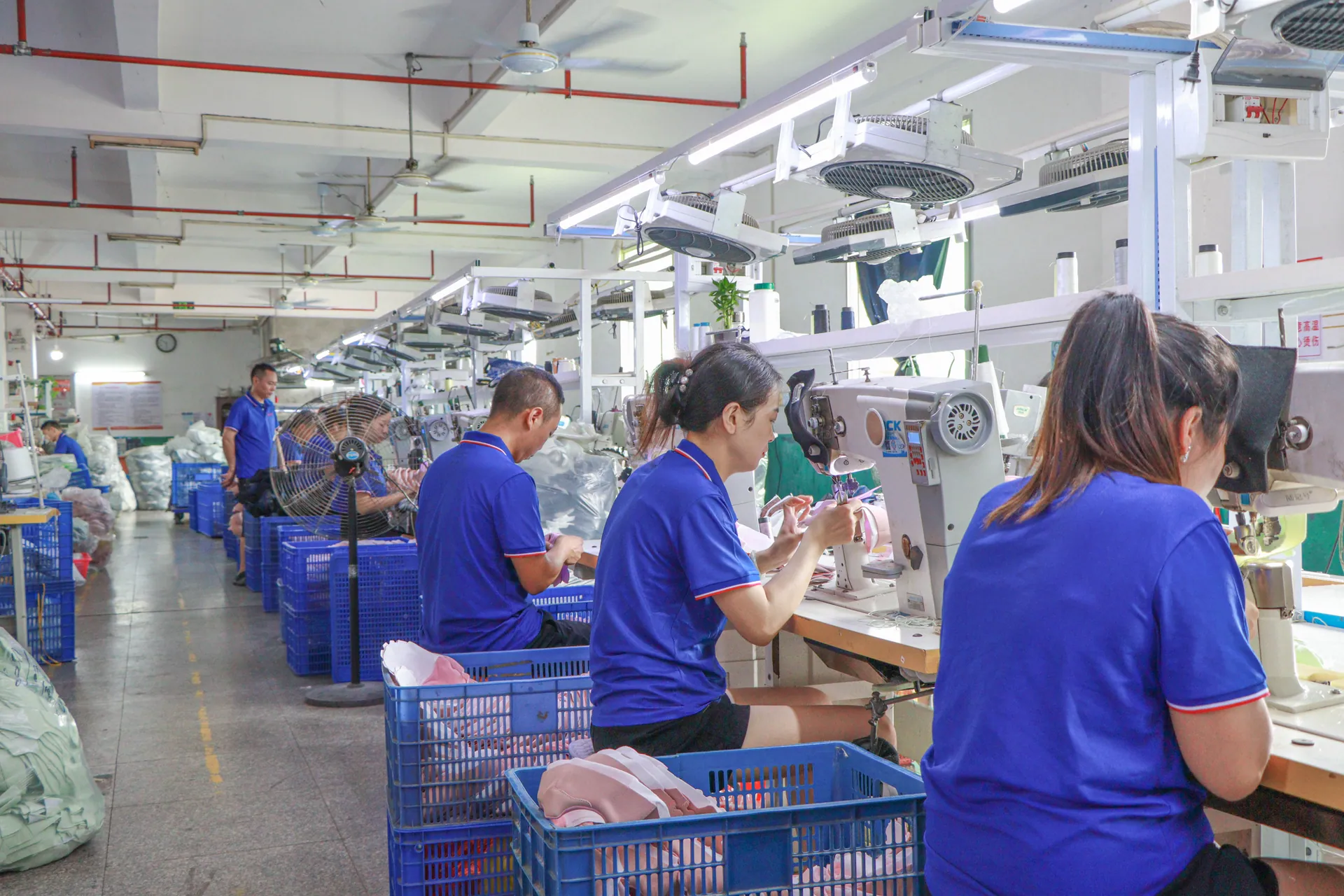 Footwear production environment