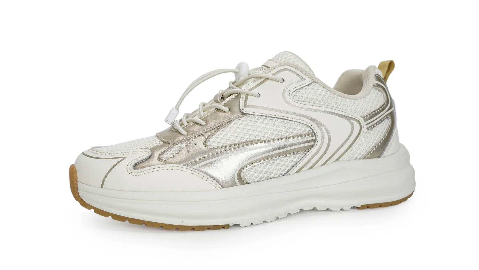 Zapatilla infantil activa 08 — Blanco / Marfil