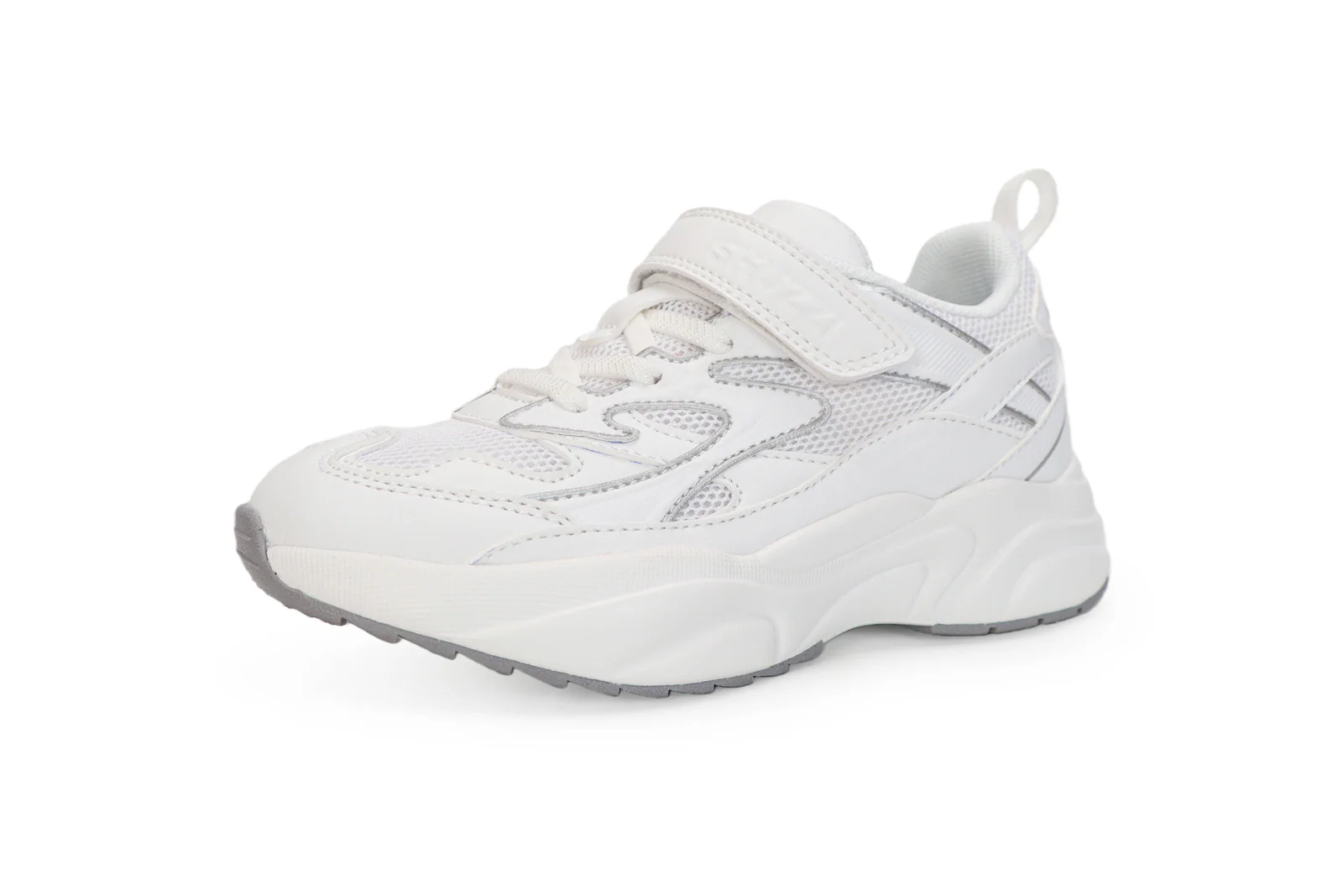 Zapatilla infantil activa 02 — Blanco / Marfil